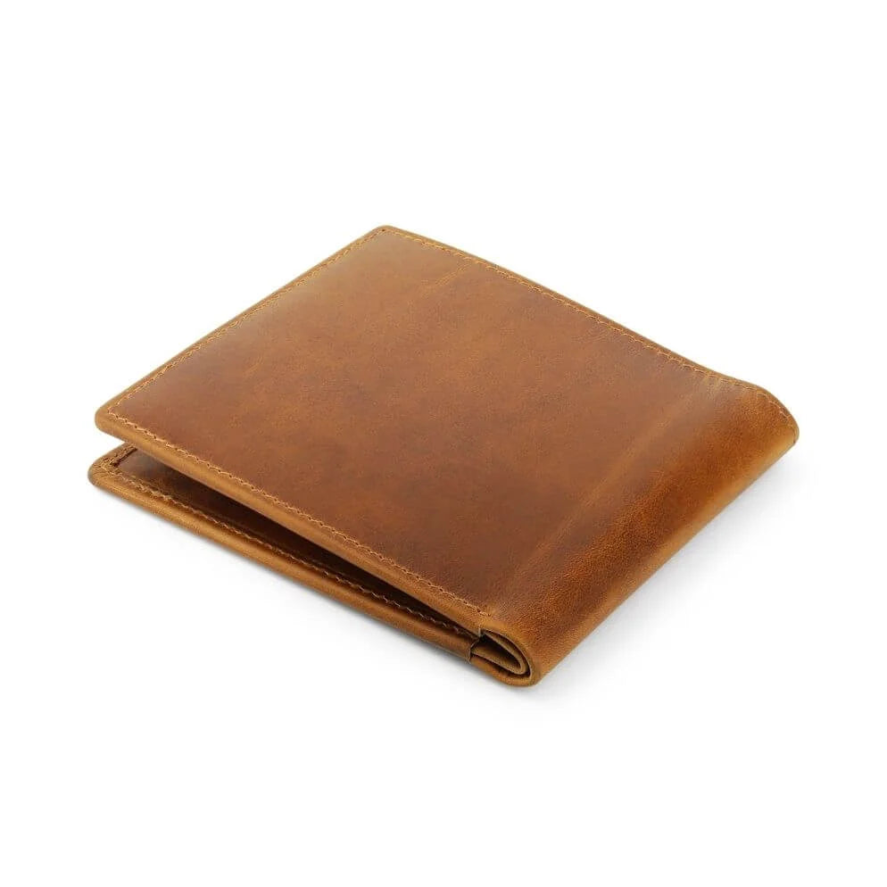 Tan Leather Bifold Wallet Mayfair 2504 (2)