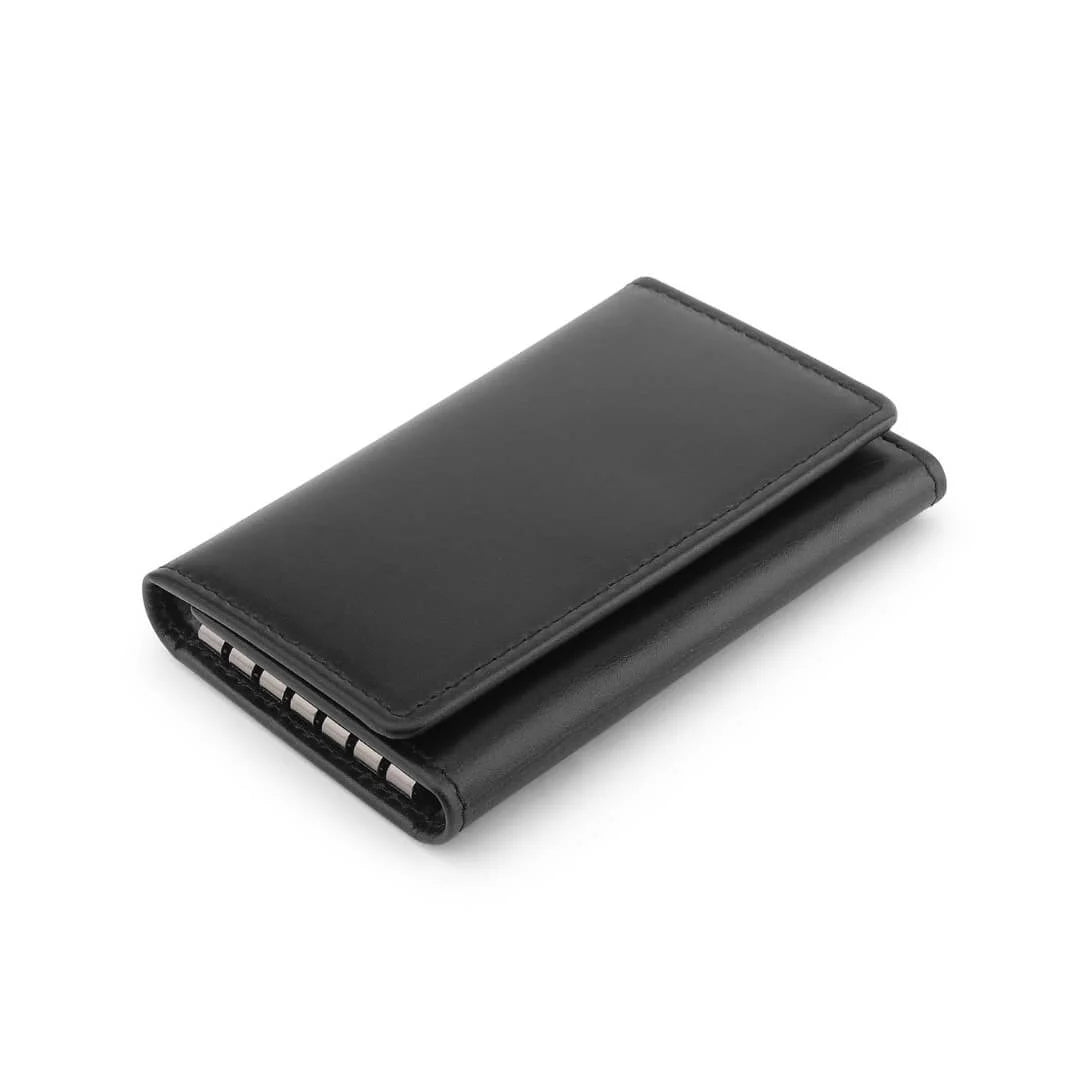 Black Leather Key Holder Wallet Mayfair 2505