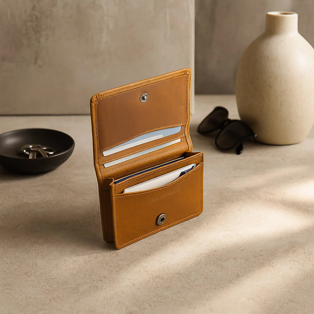 Tan Leather Credit Cardholder Mayfair 2511 Lifestyle