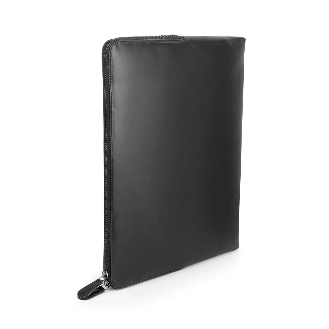 Black Leather Laptop Sleeve Mayfair 2526 (2)
