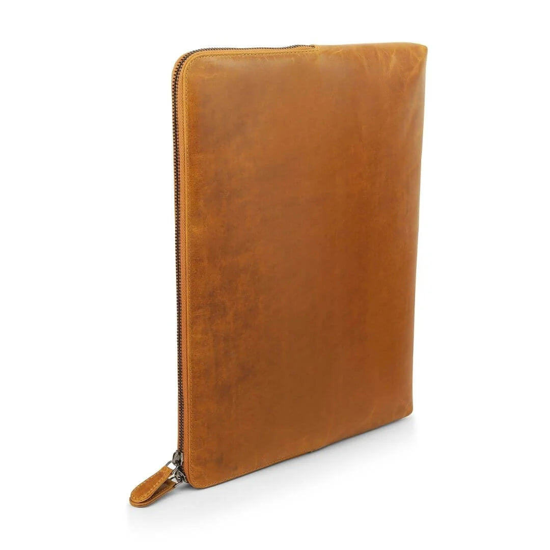 Tan Leather Laptop Sleeve Mayfair 2526 (2)
