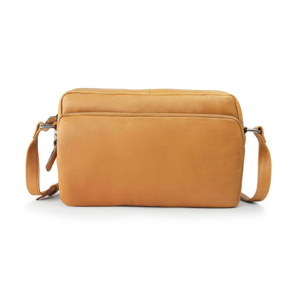 Leather Handbag Zip Top Hudson 5620