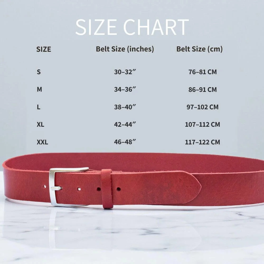 BELT SIZE GUIDE 2