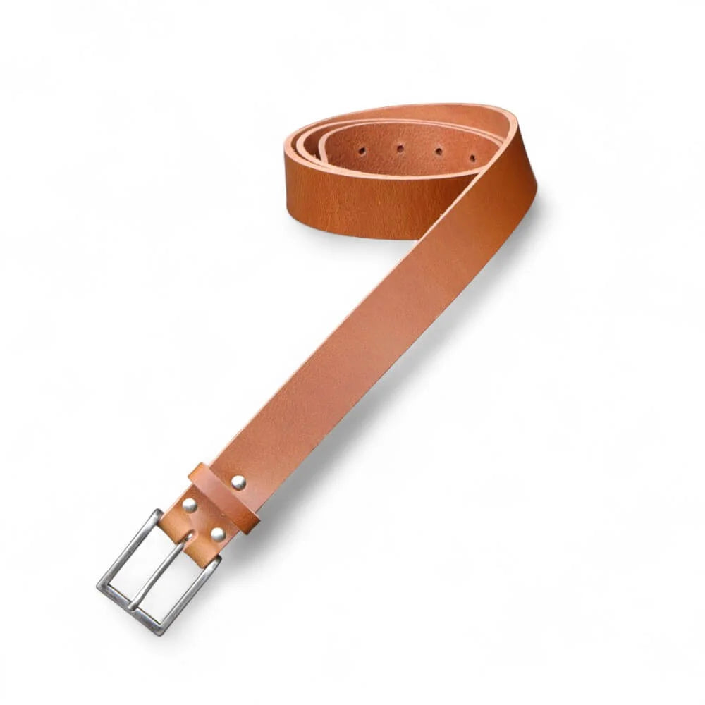 Tan Full Grain Leather Belt 35mm 02