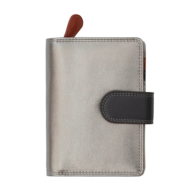 London Metallic Leather Purse 8080-silver-1 800×800