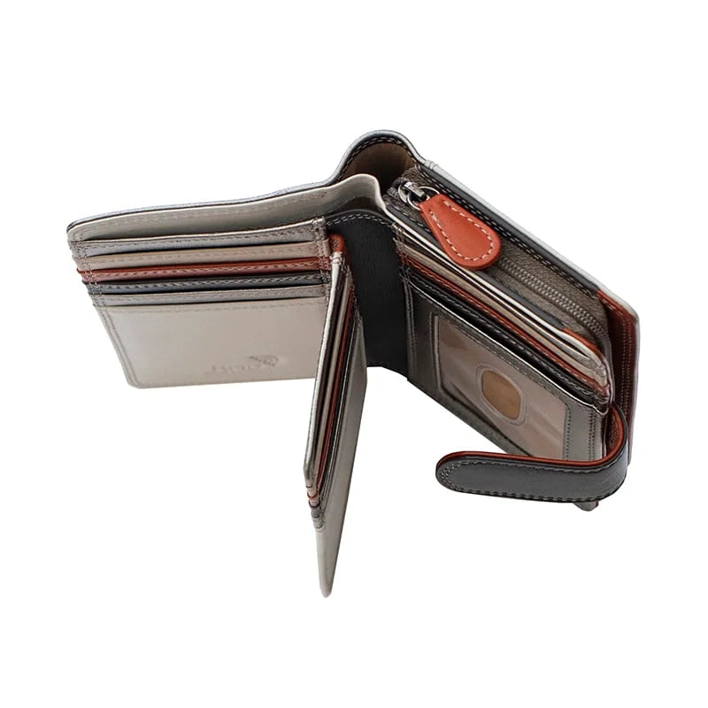 London Metallic Leather Purse 6080-silver-5 800×800