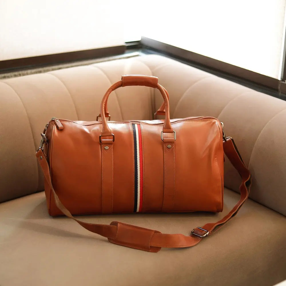 Leather Duffle Bag Texan-6