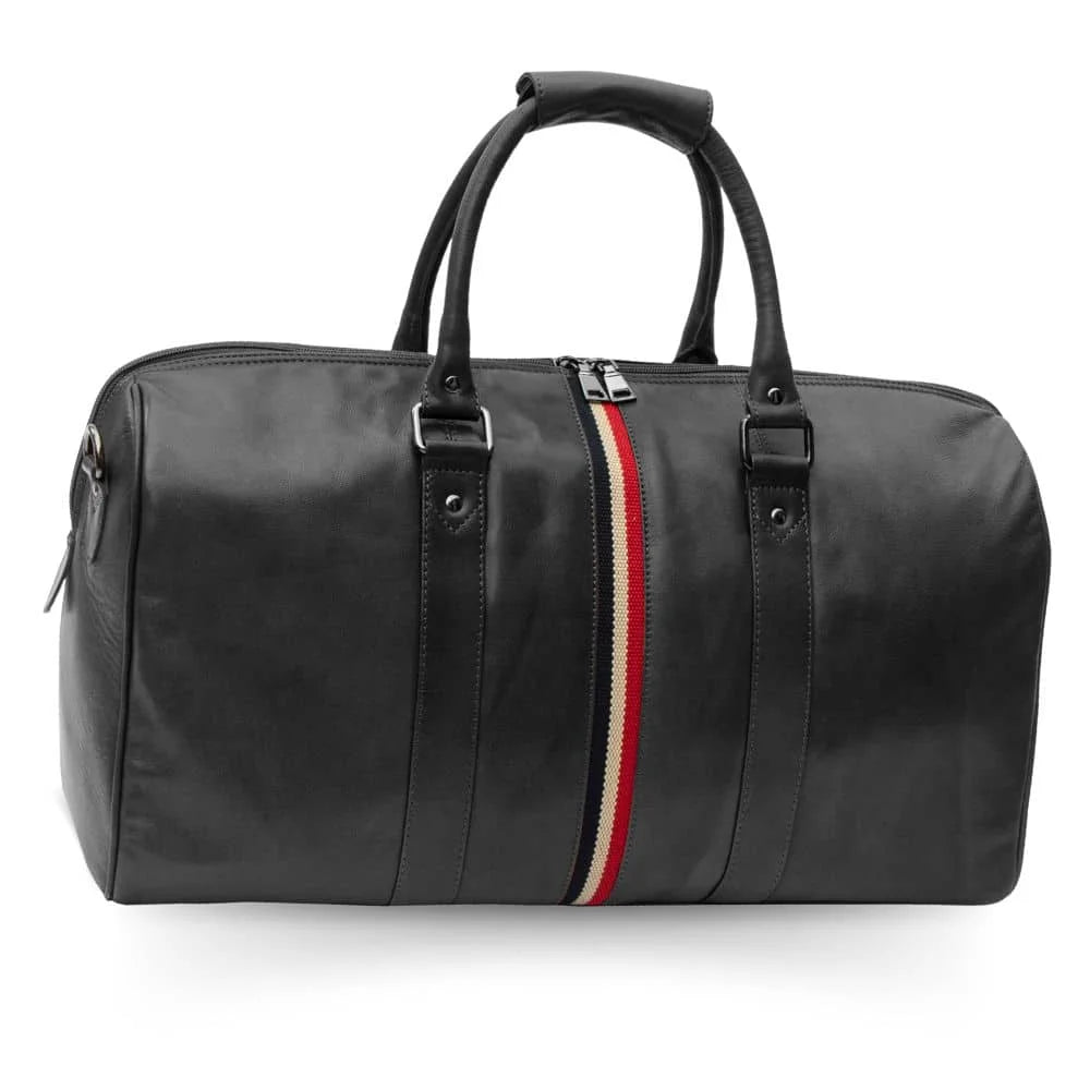 Texan Black Holdall with Stripe – 8410