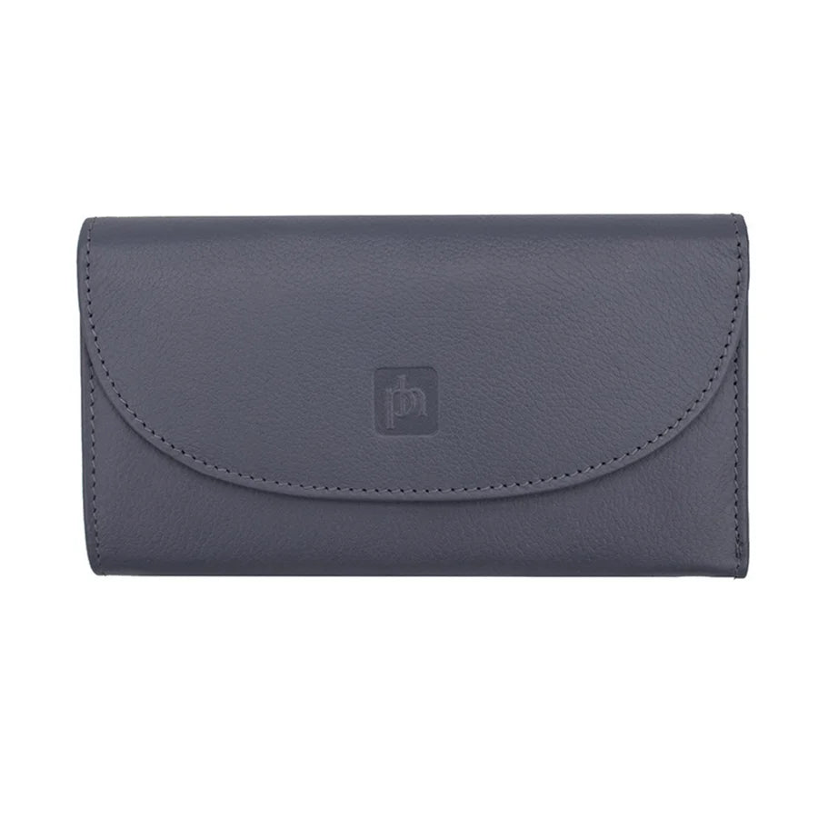 Flapover Leather Bifold Purse - Windermere 22832