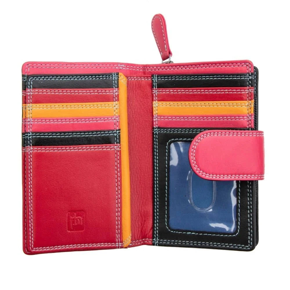 London Multi Colour Bi Fold Purse – 6080GRN