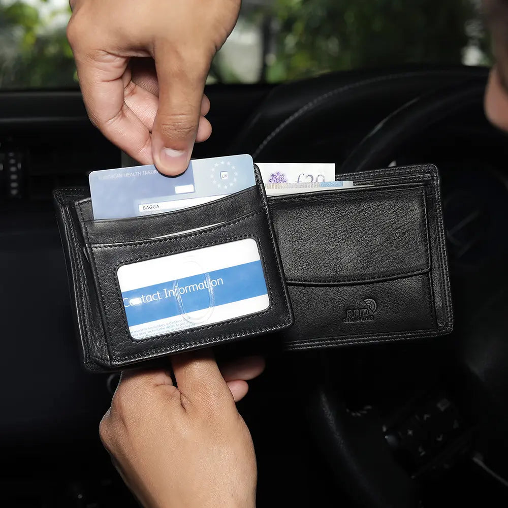 RFID Trifold Wallet – Washington 3894 Black 03