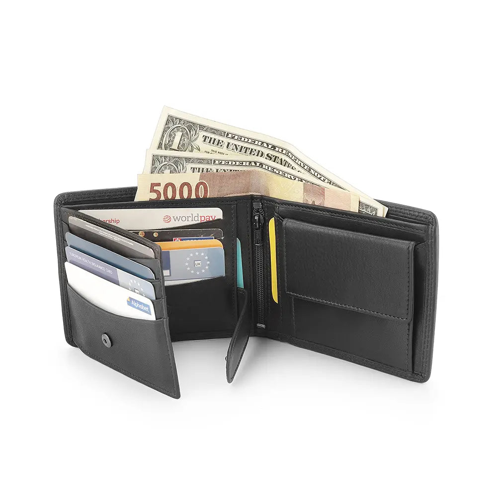 Trifold Wallet RFID – Washington 3898 Black 01