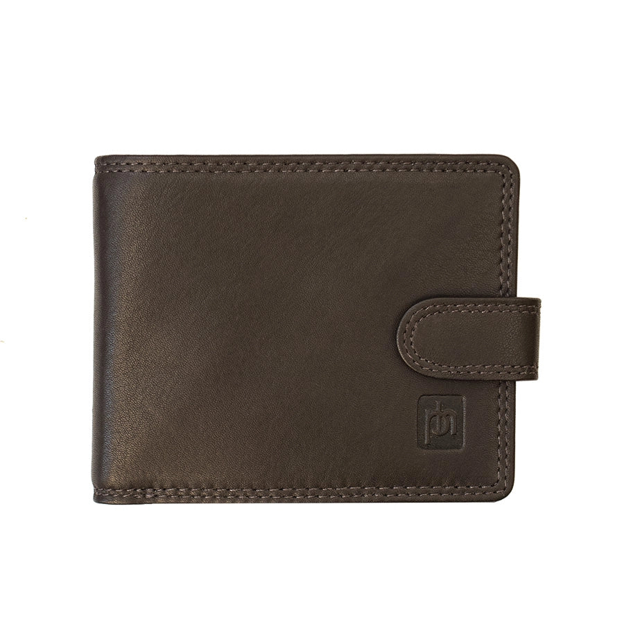 Washington Bifold RFID Tab Wallet 3144-Brown-1