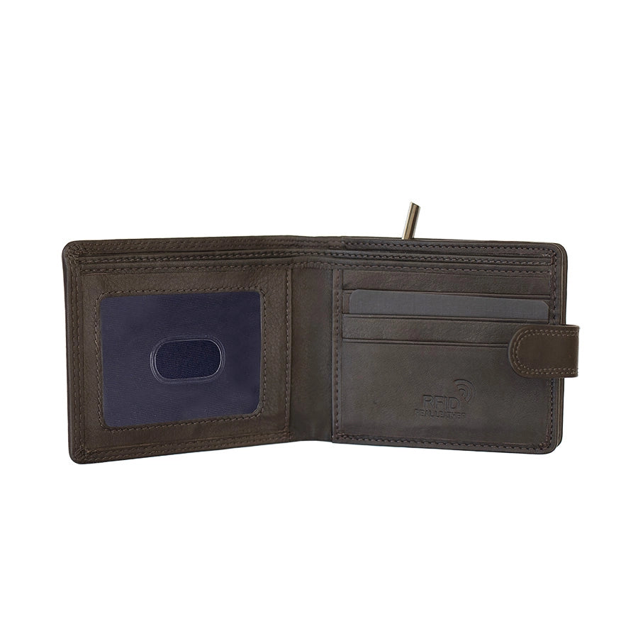 Washington Bifold RFID Tab Wallet 3144-Brown-2