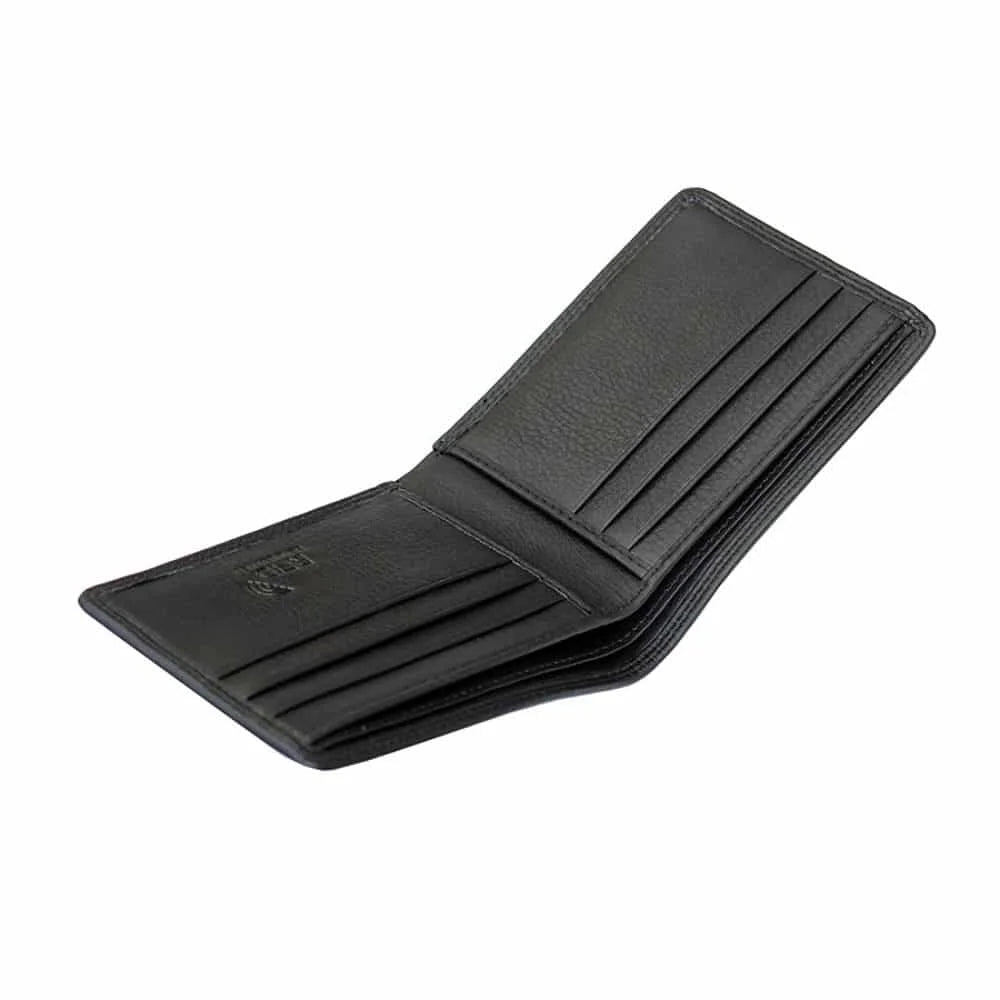 Washington RFID Bifold Wallet, Black, 8 card slots