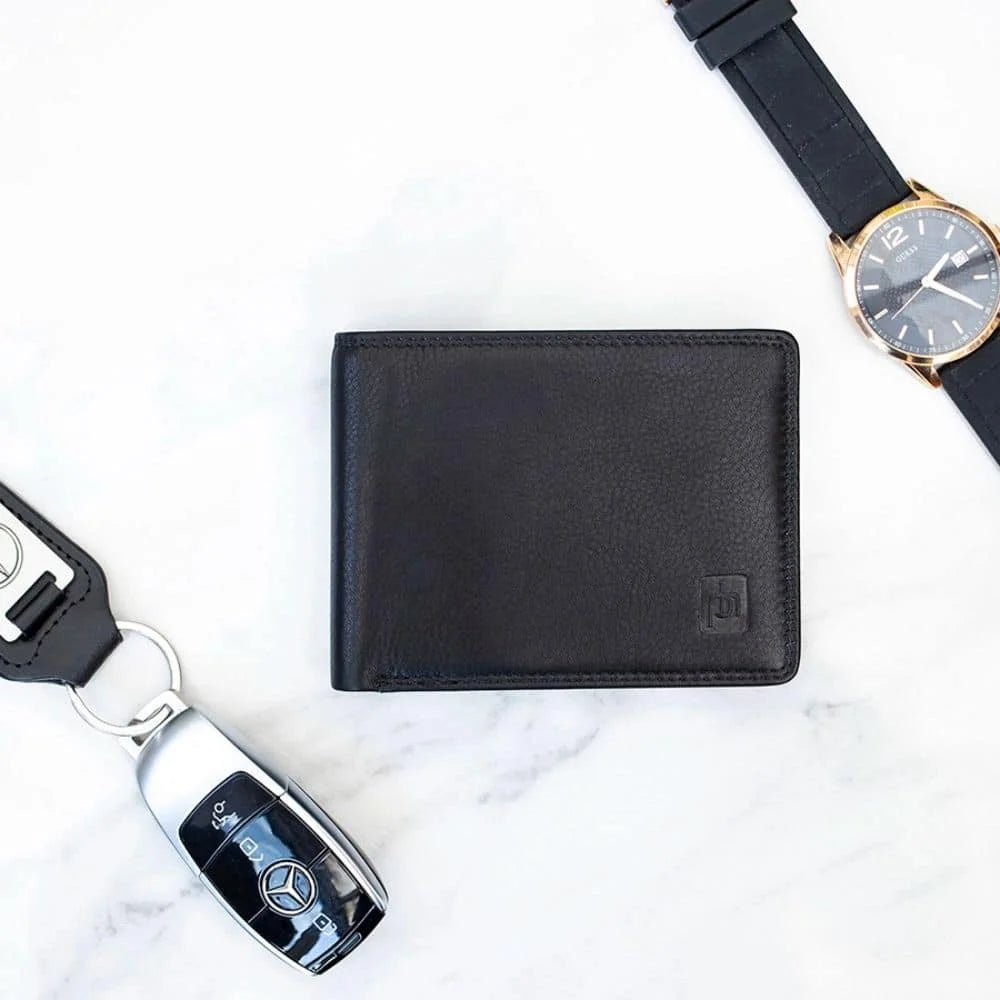 Washington RFID Bifold Wallet, Black, RFID secure