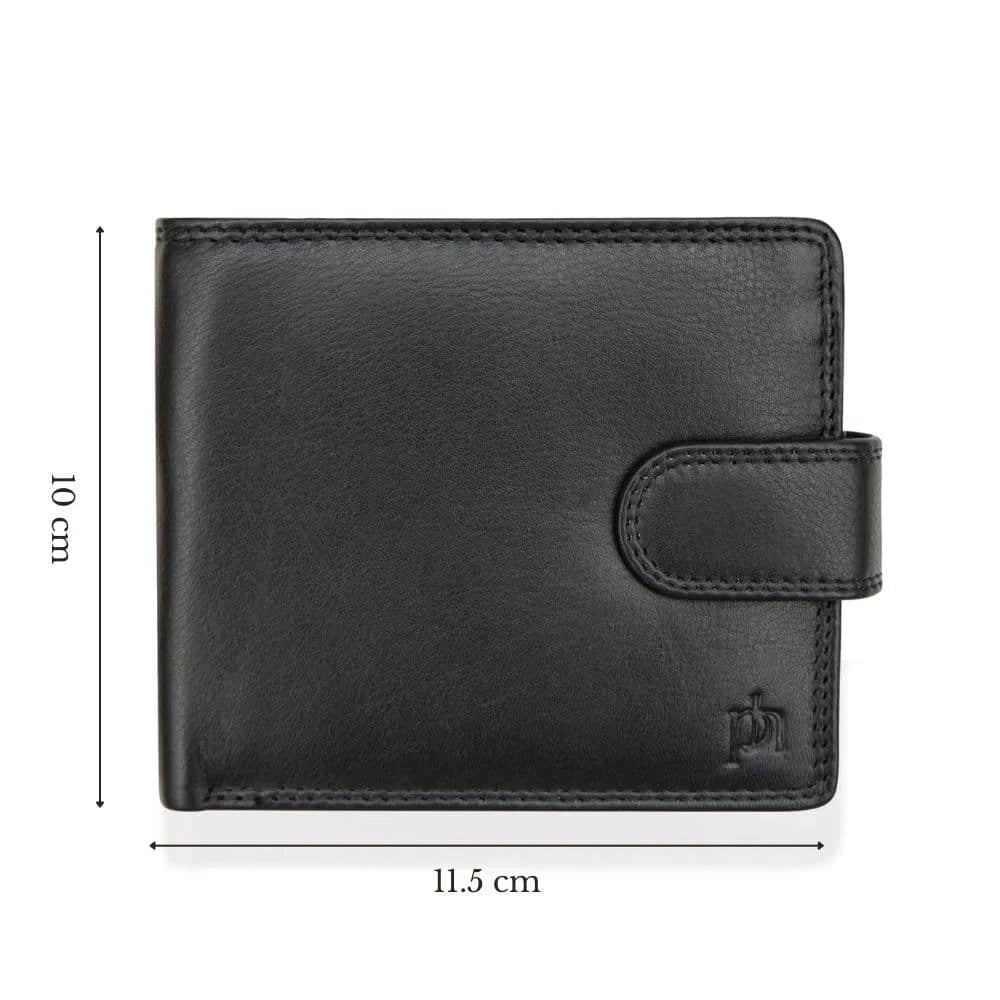Washington Mens Classic RFID Wallet 3088-Black-1