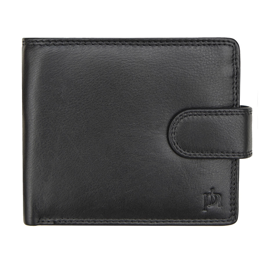Washington Mens Classic RFID Wallet 3088-Black-1