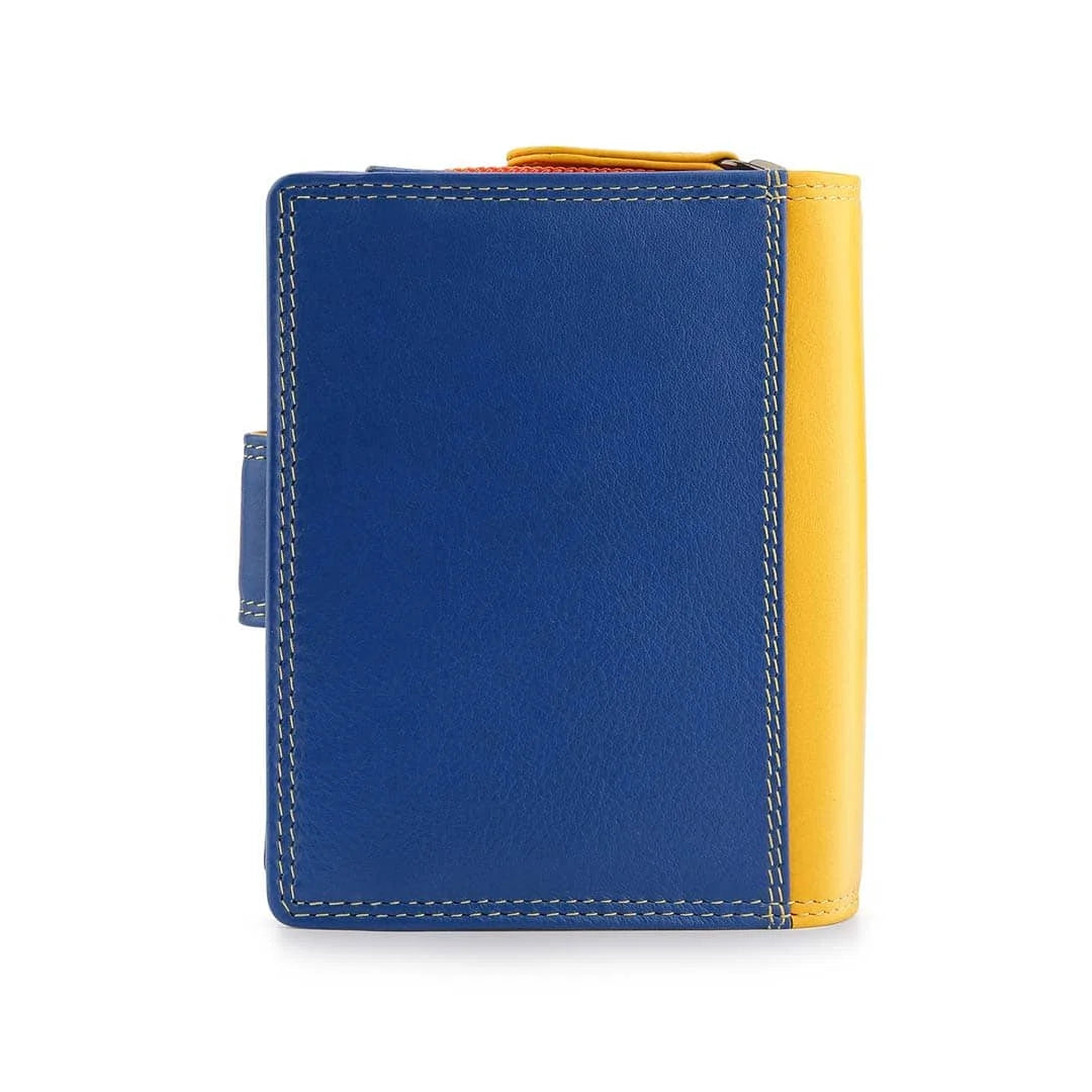 London Multi Colour Tab Purse 6084 Yellow 06