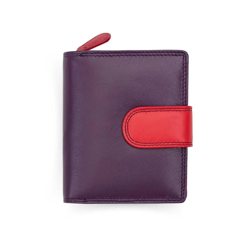 London Collection Multi Colour Tab Purse 6084