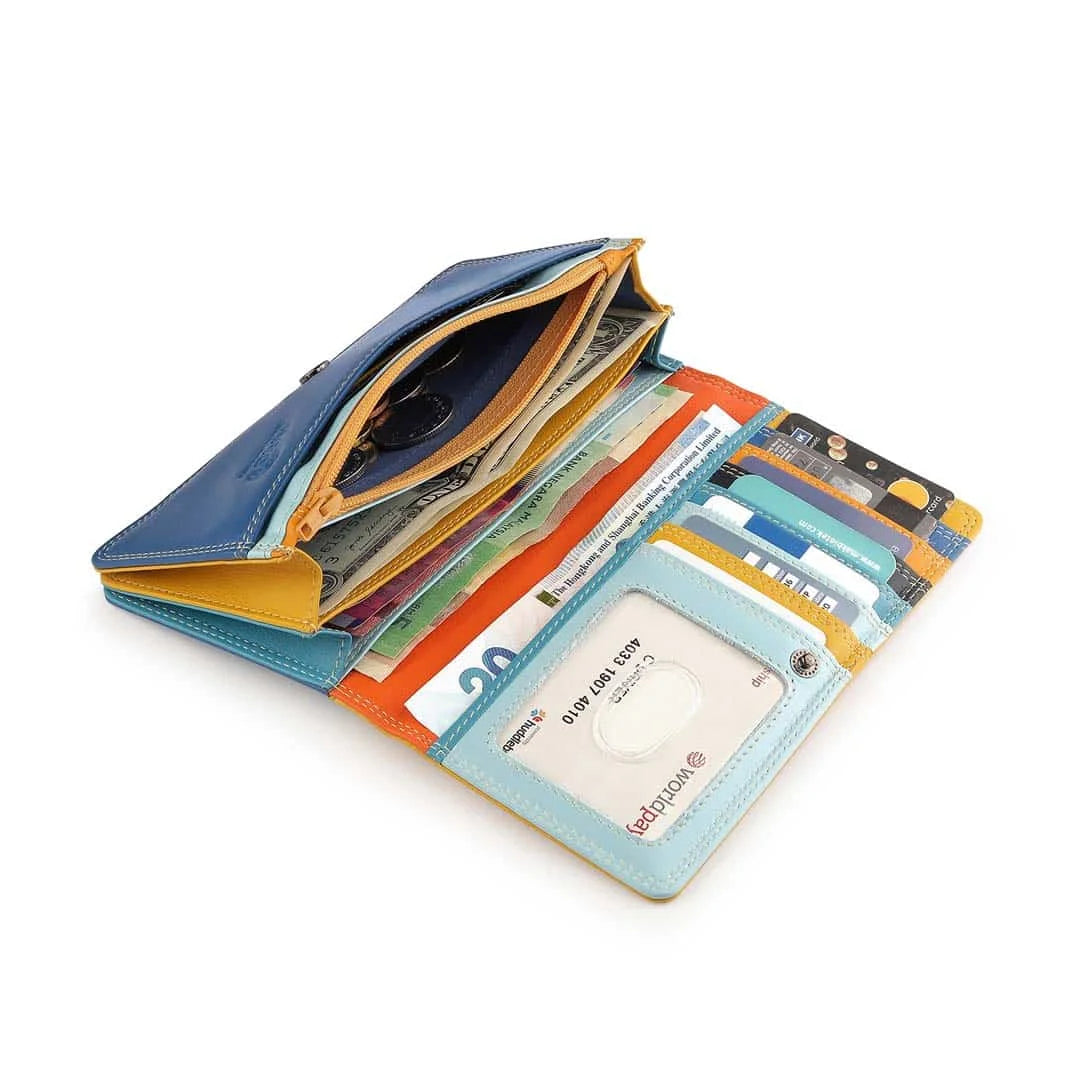 London Multi Colour Matinee Purse 6083 Yellow 04