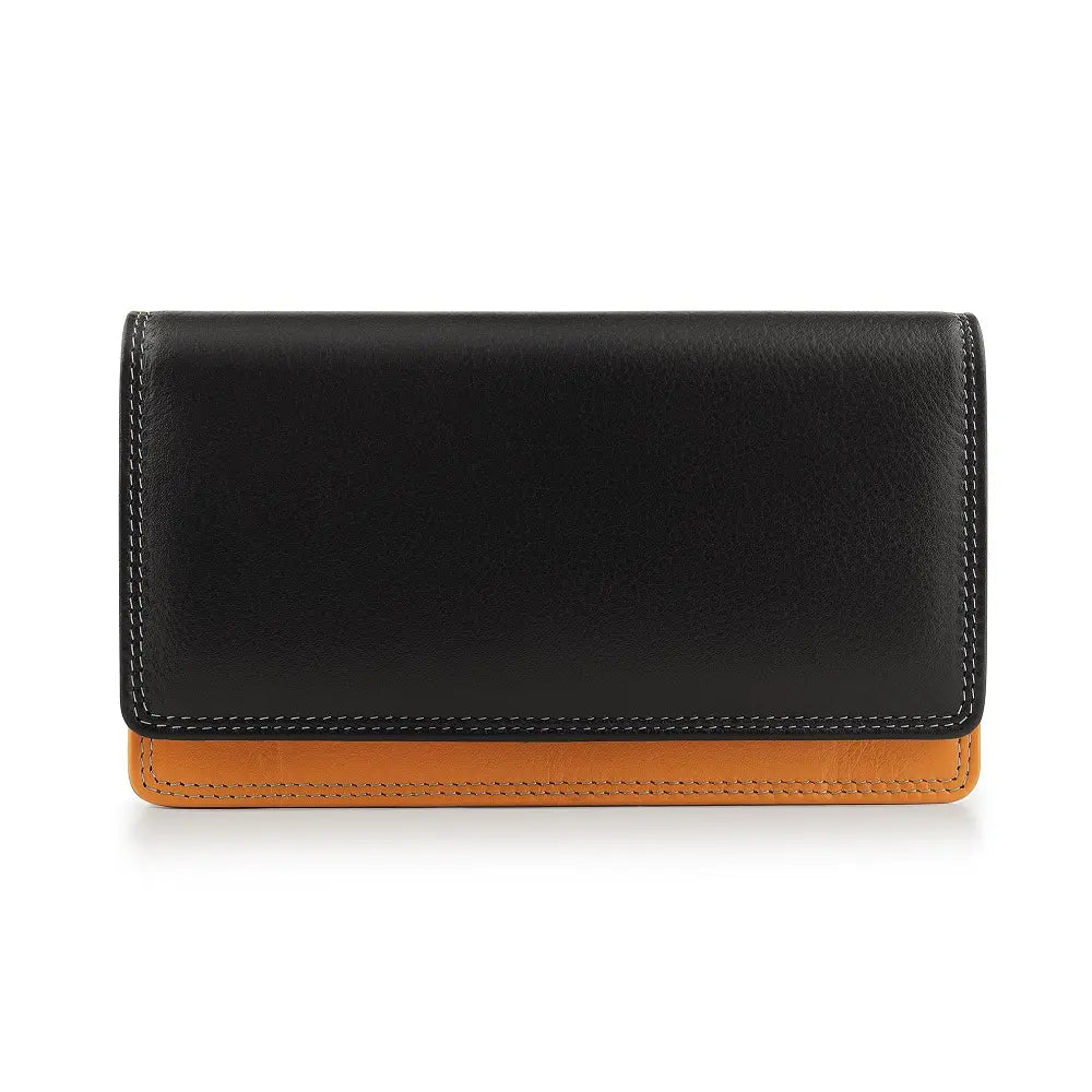 Soft Leather Clutch Purse Lily London Black- 1
