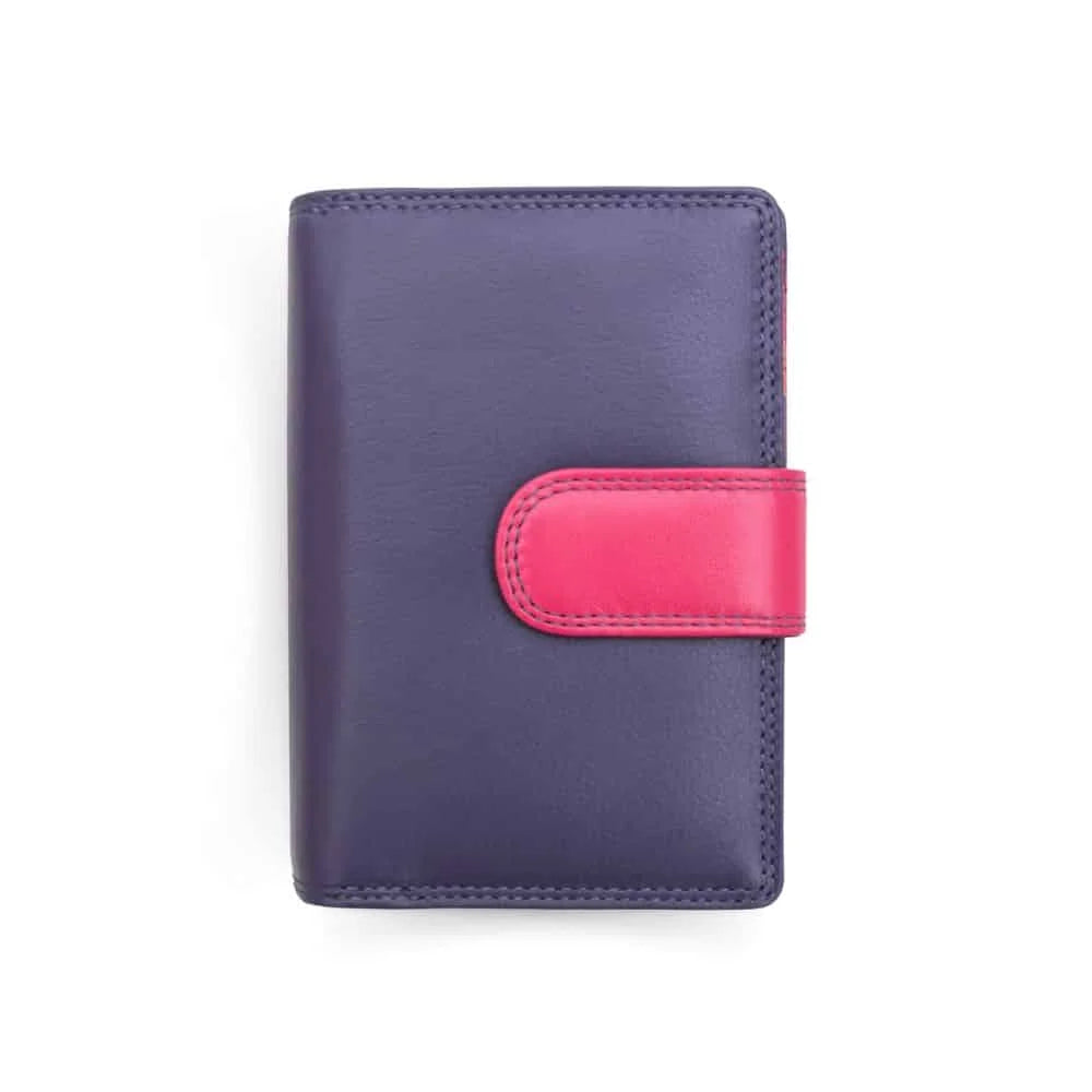 London Double Bifold Multi Colour Purse 6081