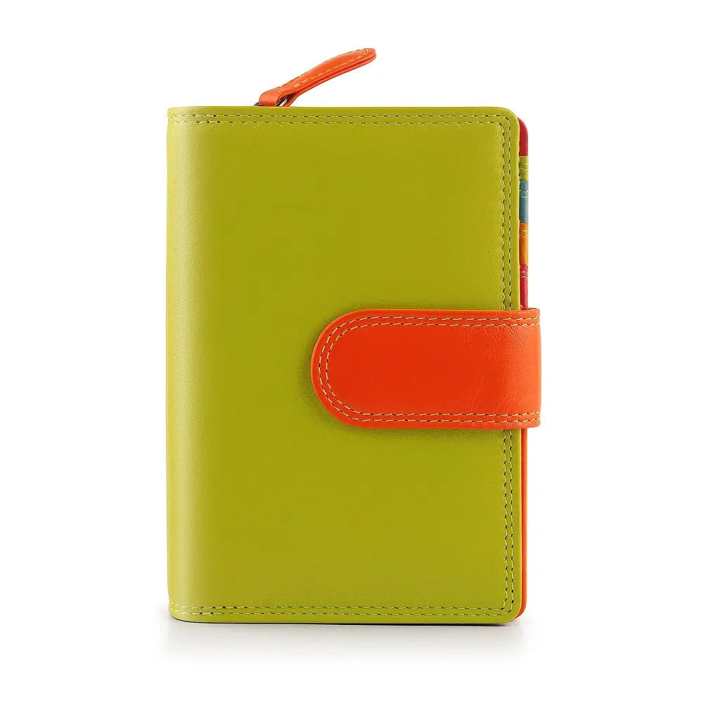 Medium Leather Purse Jasmine London Green-1