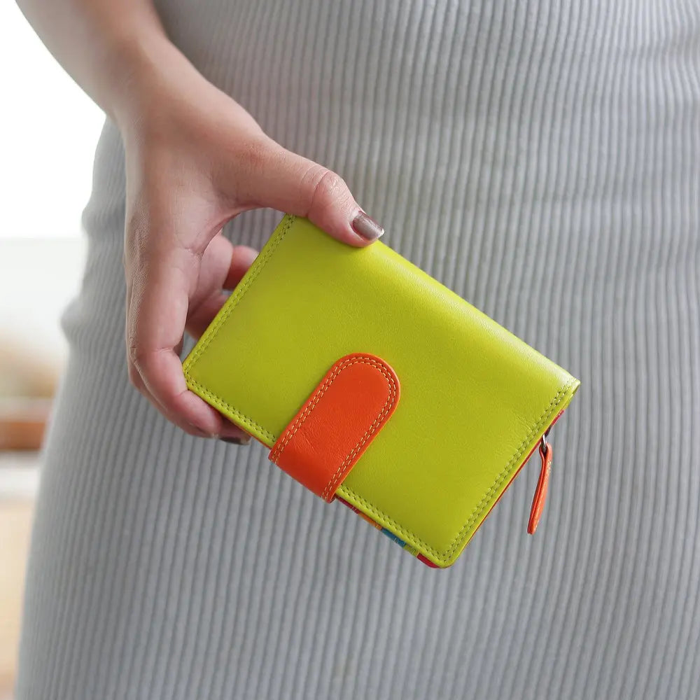 Medium Leather Purse Jasmine London Green-9