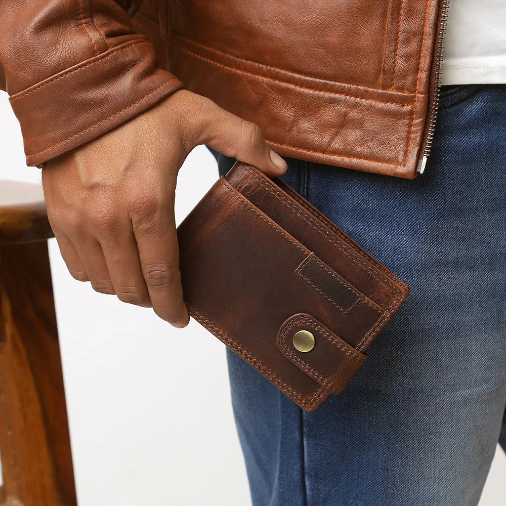 New York RFID Brown Wallet 1958:02 8