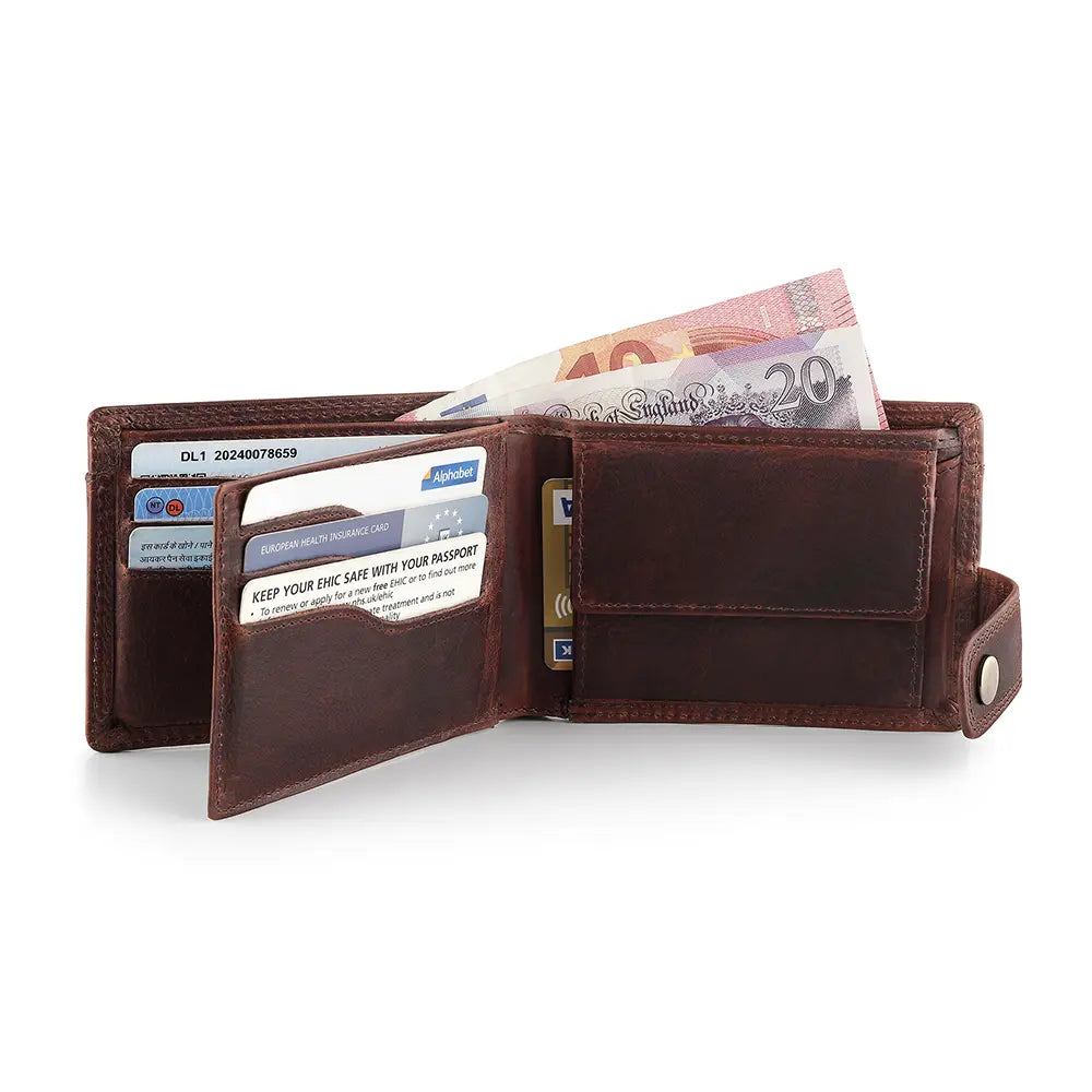 New York RFID Brown Wallet 1958:02 4