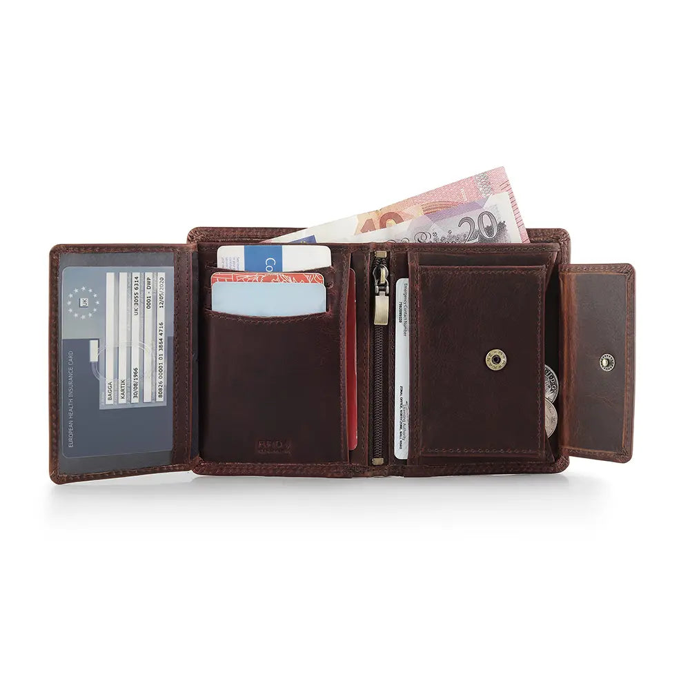 New York RFID Brown Wallet 1958:04 2