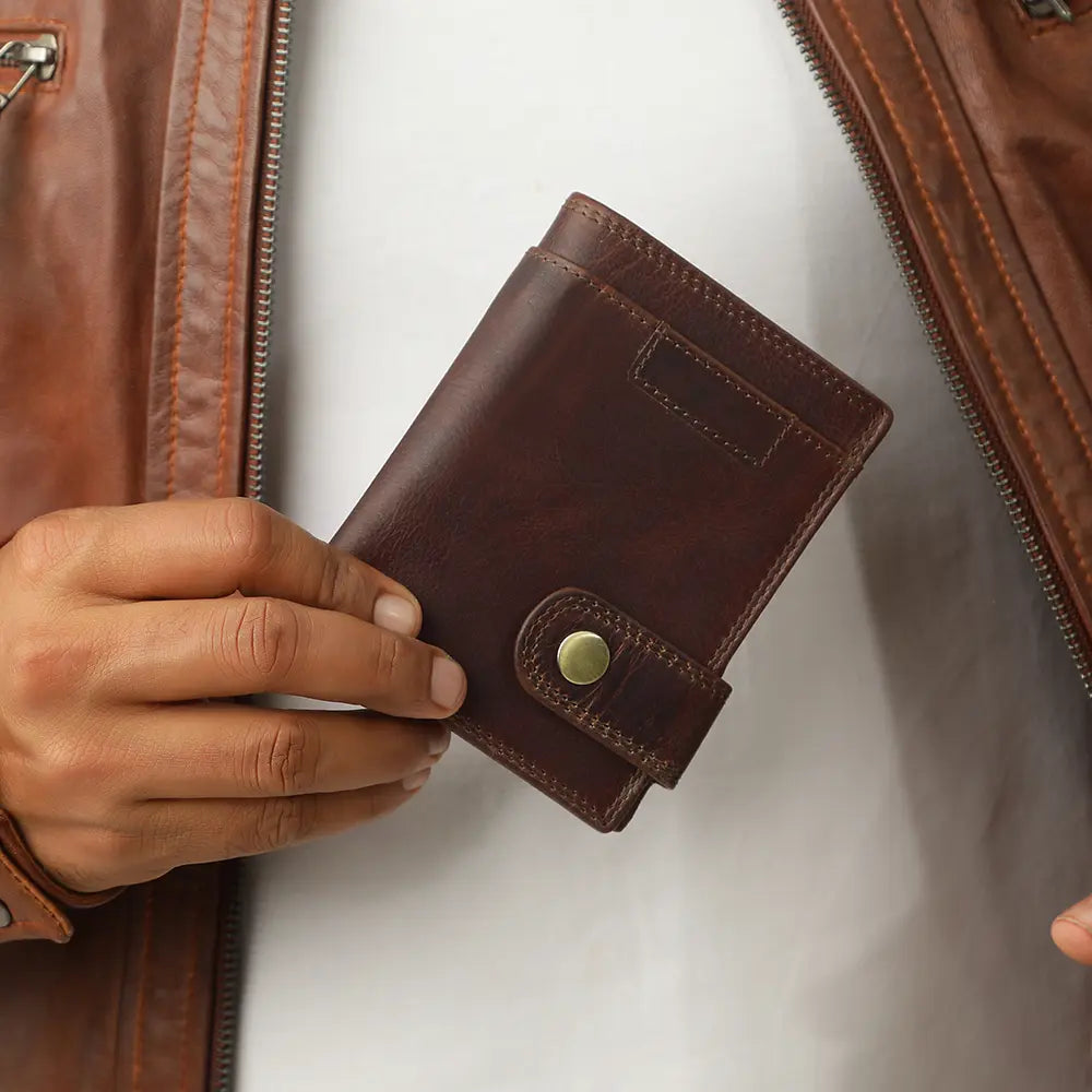 New York RFID Brown Wallet 1958:05 8