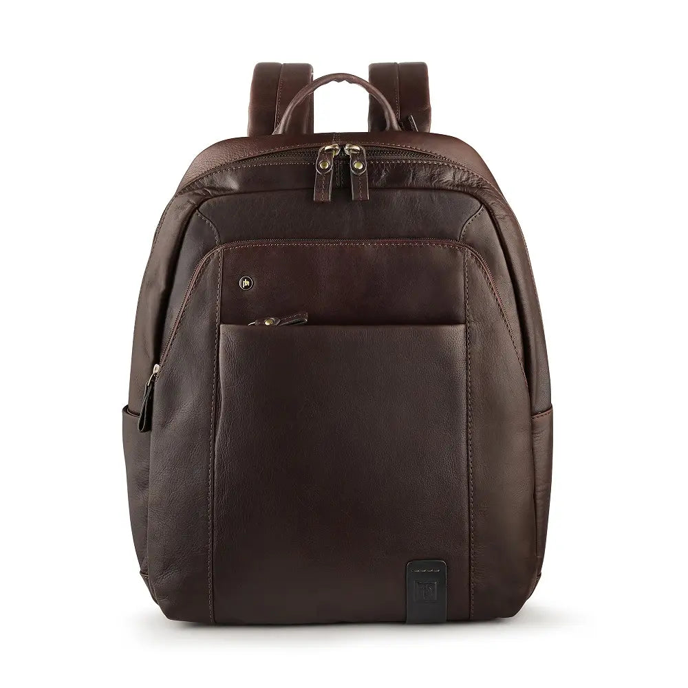 Leather Backpack Morgan Tuscan Dark Brown-1