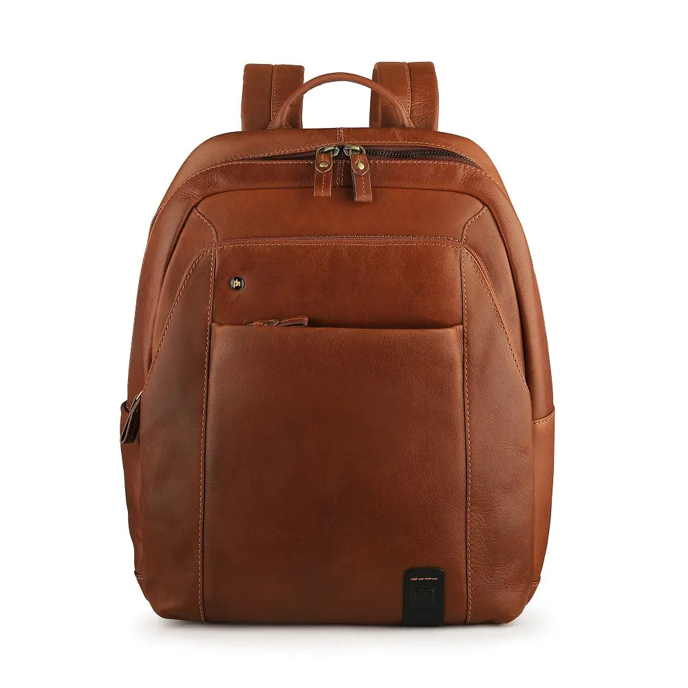 Leather Backpack Morgan Tuscan Light Brown-1
