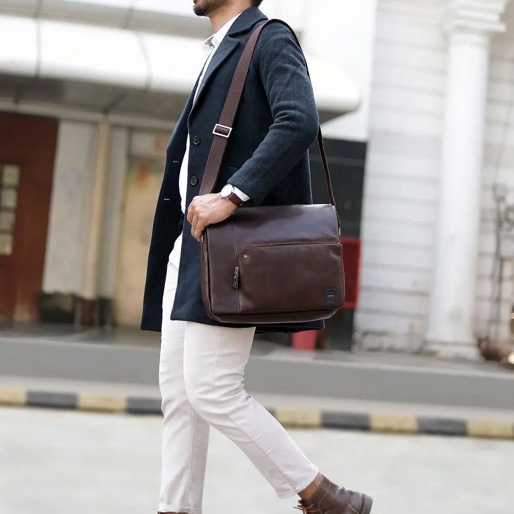 Leather Messenger Bag Tuscan-6