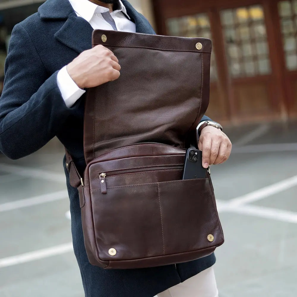 Leather Messenger Bag Tuscan-8