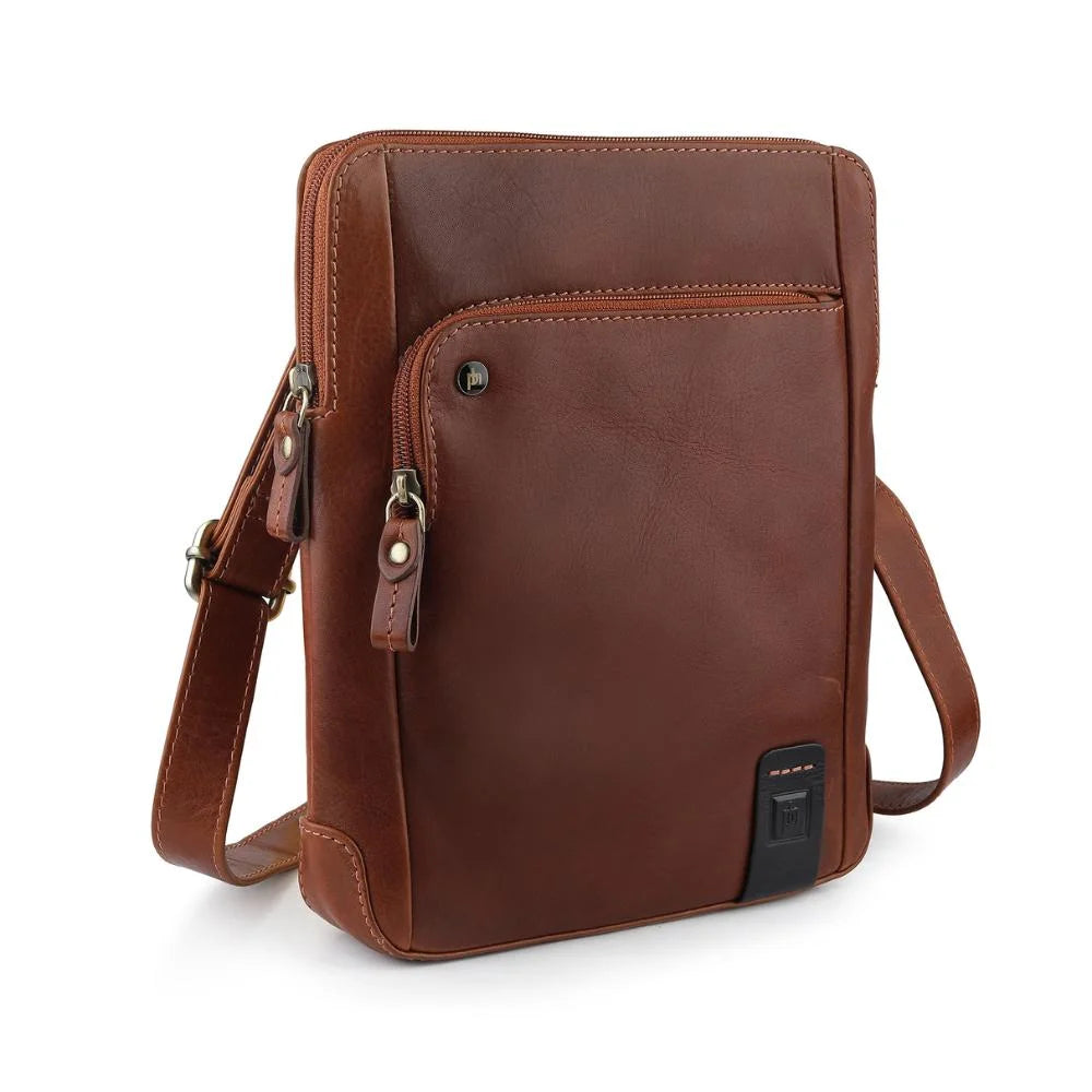 Tuscan Men’s Crossbody Bag – 7353 Cognac 02