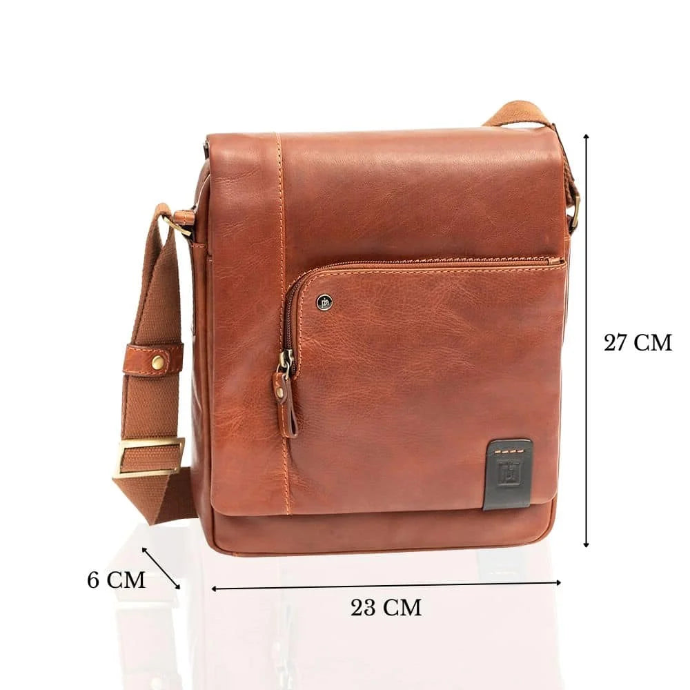 Tuscan Flapover Messenger Bag - 7357