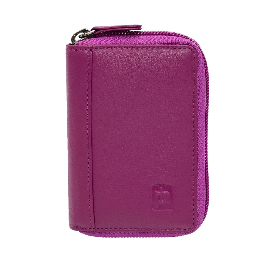 RFID Concertina Leather Credit Card Wallet 780