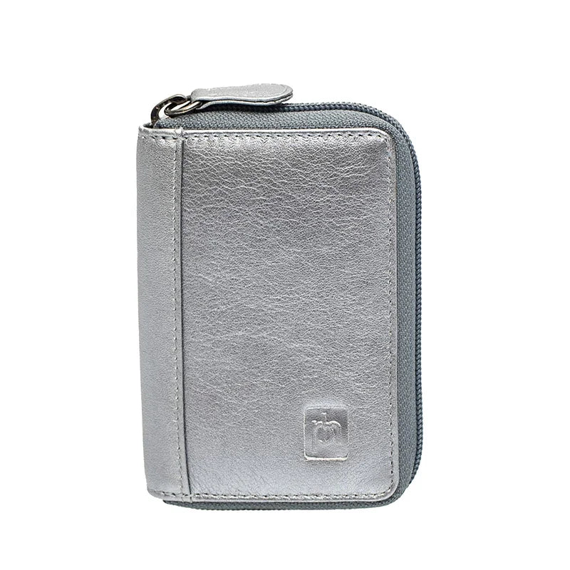 RFID Concertina Leather Credit Card Wallet 780