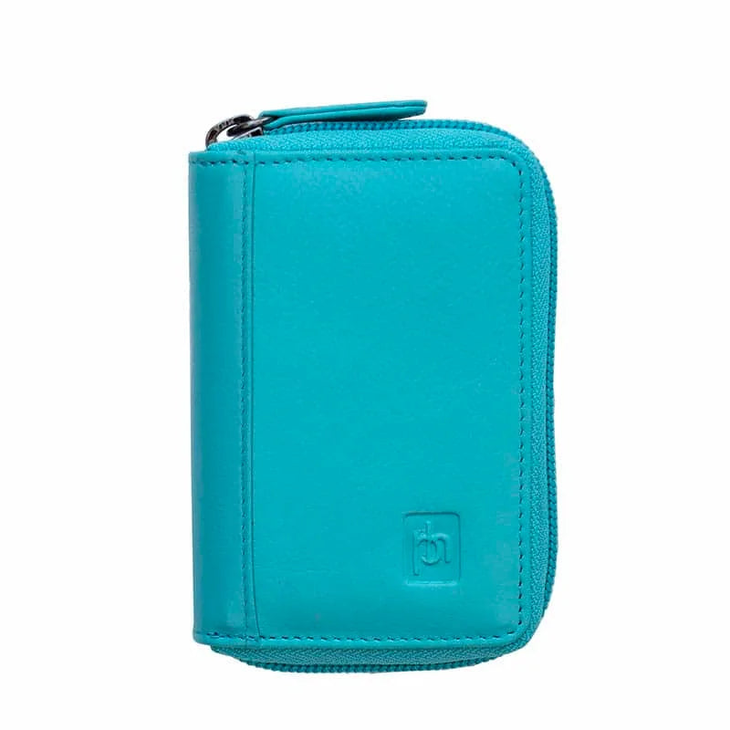 RFID Concertina Leather Credit Card Wallet 780