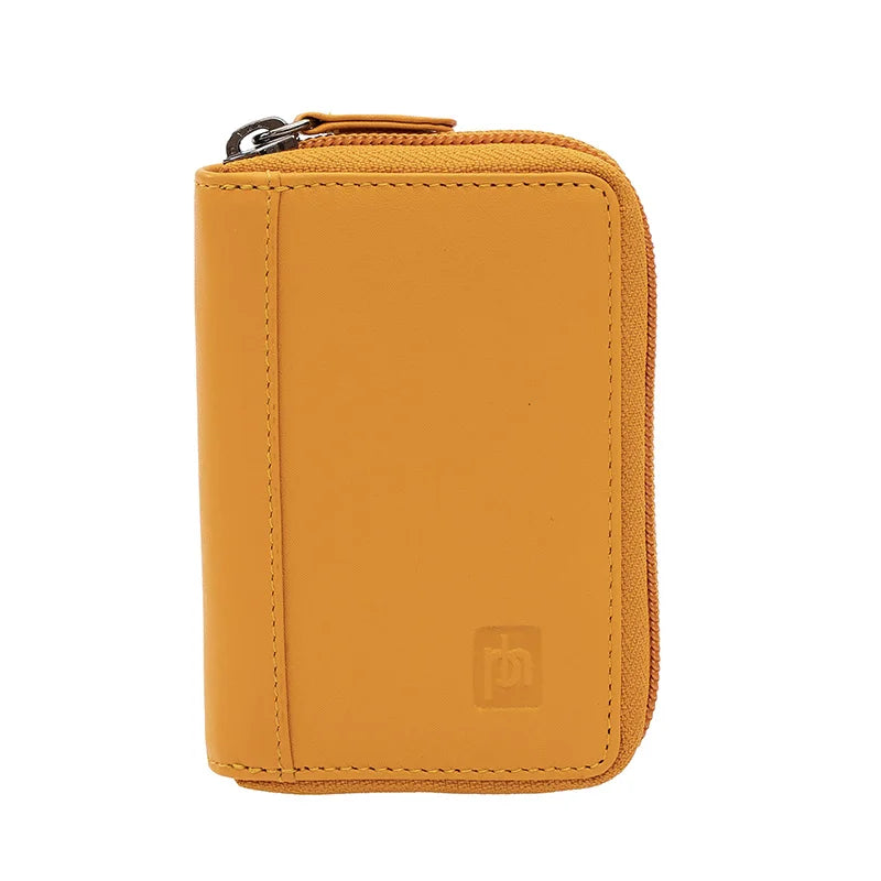 RFID Concertina Leather Credit Card Wallet 780