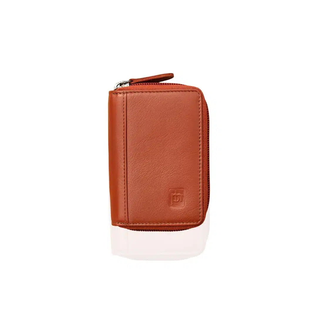RFID Concertina Leather Credit Card Wallet 780