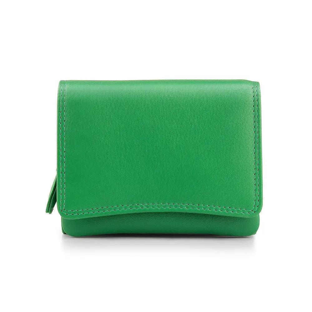 Soft Leather Purse Giorgia Verona Green-1