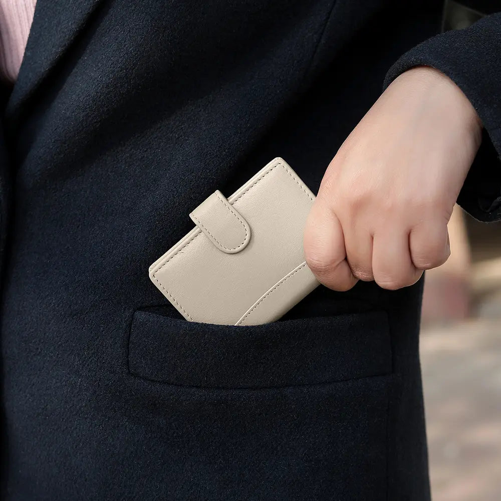 RFID Leather Credit Card Holder R602TAU 6