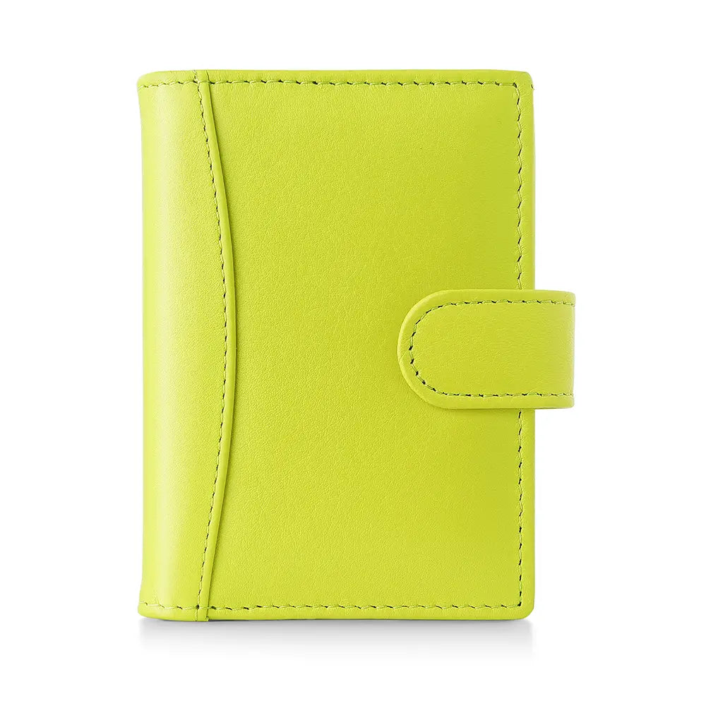 RFID Leather Credit Card Holder - Compact Design - 602