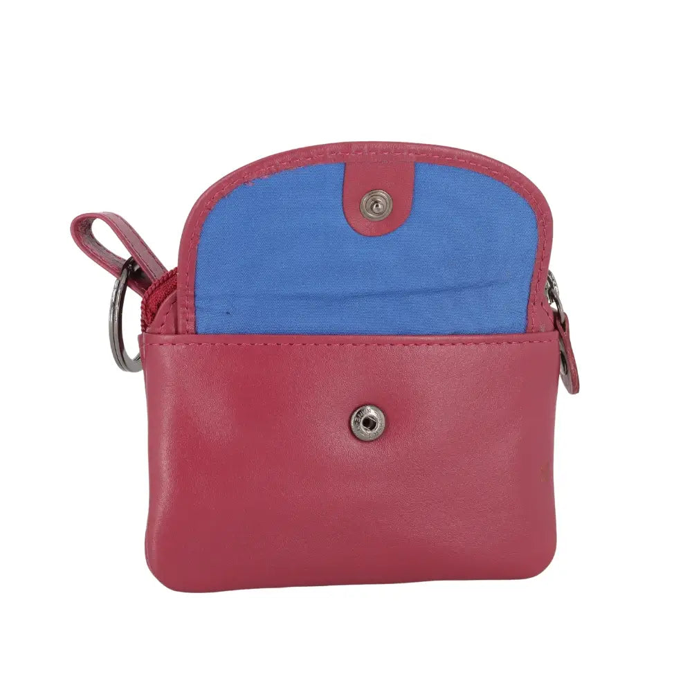 Open view Berry Coin Purse design on a white background