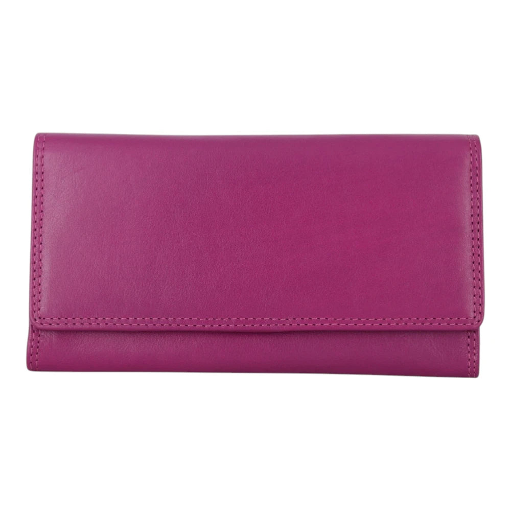 Berry Milli Martinee Purse on a light gray background