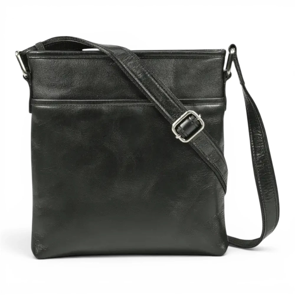Large Leather Cross Body Bag for Women | Real Leather Crossbody Bag | Velura - 2561